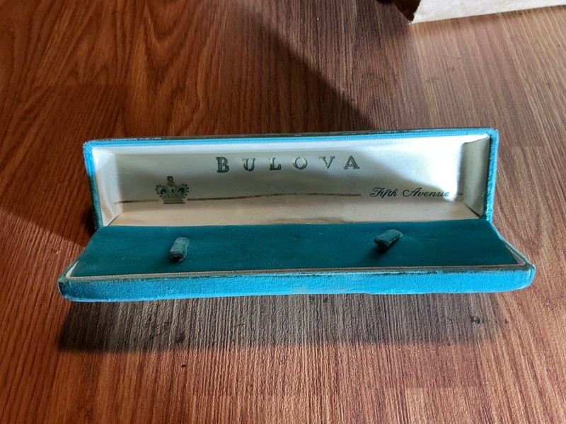 Vintage Bulova 5th Avenue No. 274 Blue Velvet 1960s Classic