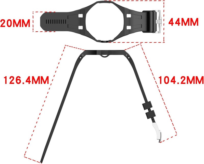 Shockproof Frame Bumper Case Silicone + Band For Swatch Royal Pop Watch Strap gallery