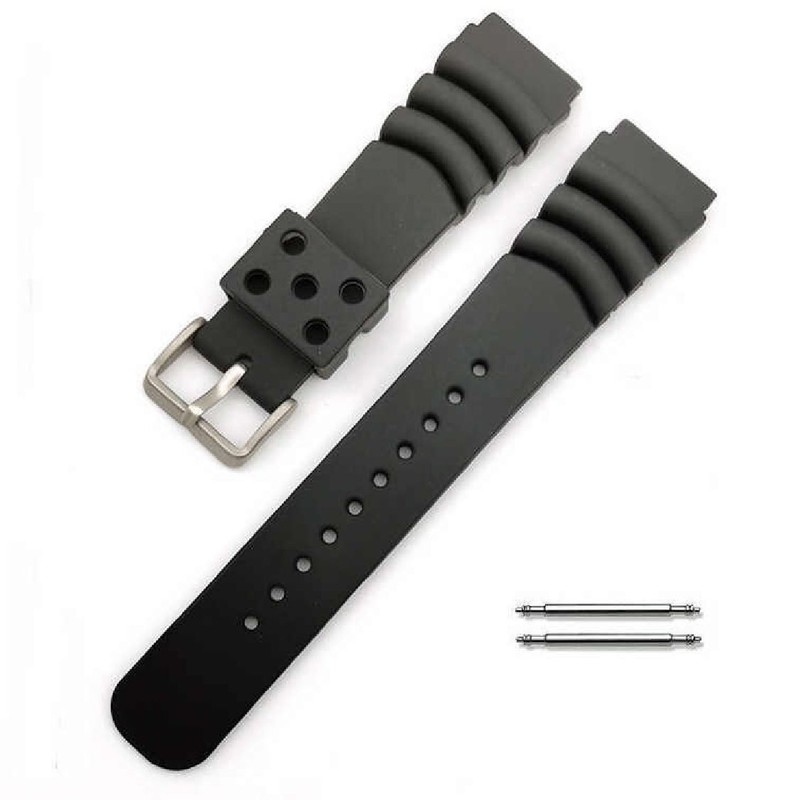 Steel & Silicone Replacement Watch Band Citizen Aqualand JP2000-67L C520-0010N03 gallery
