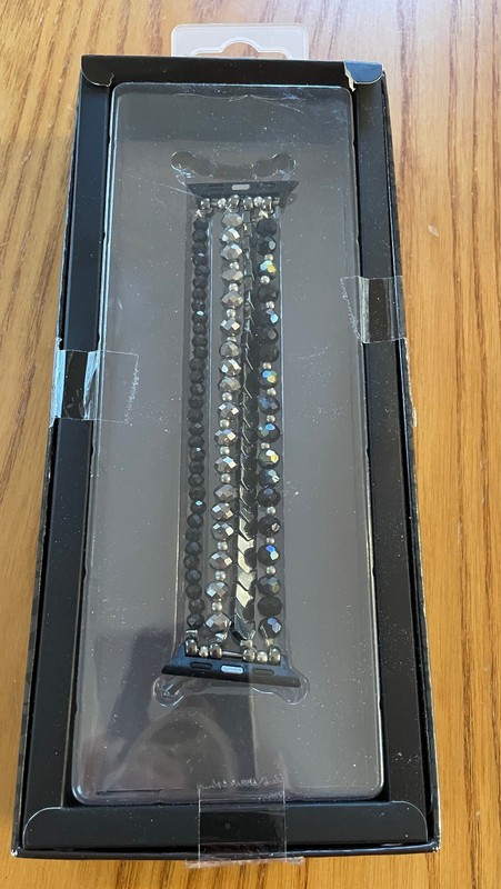 Isla Rae Apple Watch Stylish Beaded Bracelet 1 Inch Wide. NEW 38/40/41