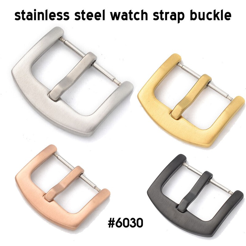 Steel Watch Band Clasp Brushed Matte Strap Buckle 22 24 16-20mm 26mm Repair Part