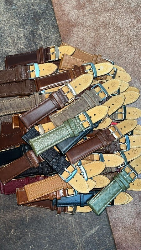 #140 20mm WHOLESALE 50pcs Mix Colour Leather Watch Strap Band