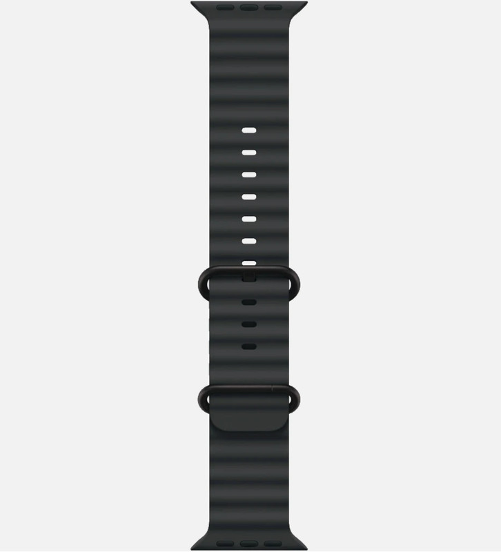 Genuine Apple Brand Black Ocean Band Fits: 44 45 46 49mm One Size – Authentic