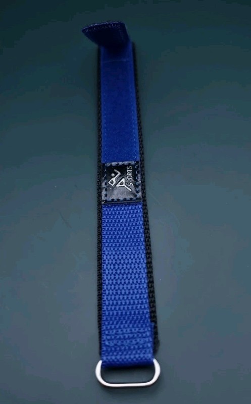20mm ALPINE SPORT NYLON BLUE FABRIC ADJUSTABLE WATCH STRAP HOOK & LOOP.. gallery