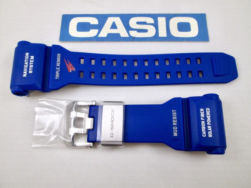 G-Shock Rangeman GPRB1000 GPR-B1000TLC blue resin / carbon fiber watch band