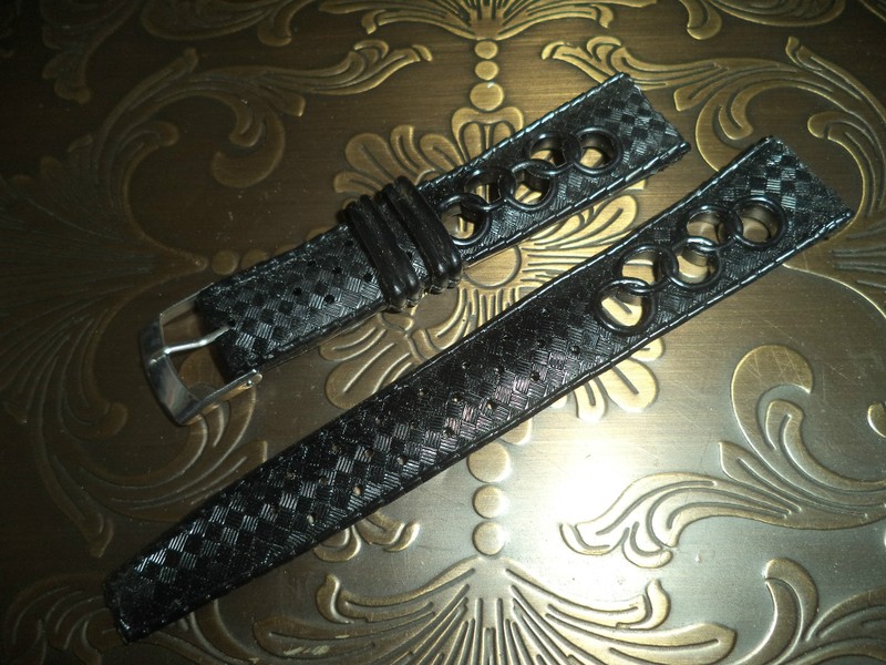 18 mm Original 1960 Vintage Rubber watch strap band high quality made in Canada
