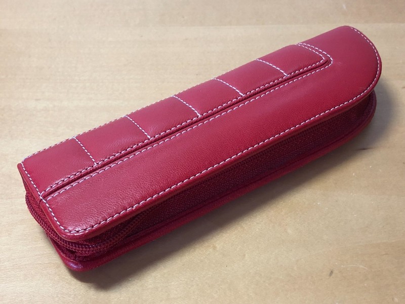 Montegrappa 1912 - Red Leather Case For 2 Pens - Ferrari Collection gallery