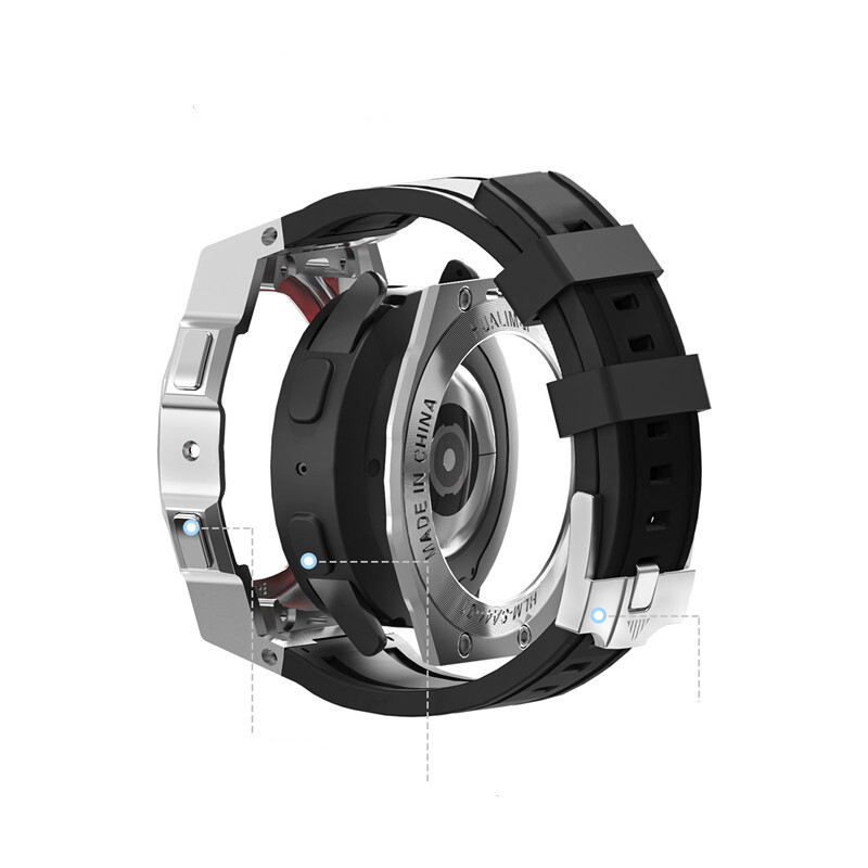 Modification Kit Steel Cas for Samsung Galaxy Watch 4/5/5 Pro Soft Rubber Band gallery