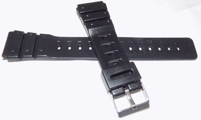 8 5/8″ 220mm Length Mens Black Water Resistant Sport 20mm Watch Band For Digital