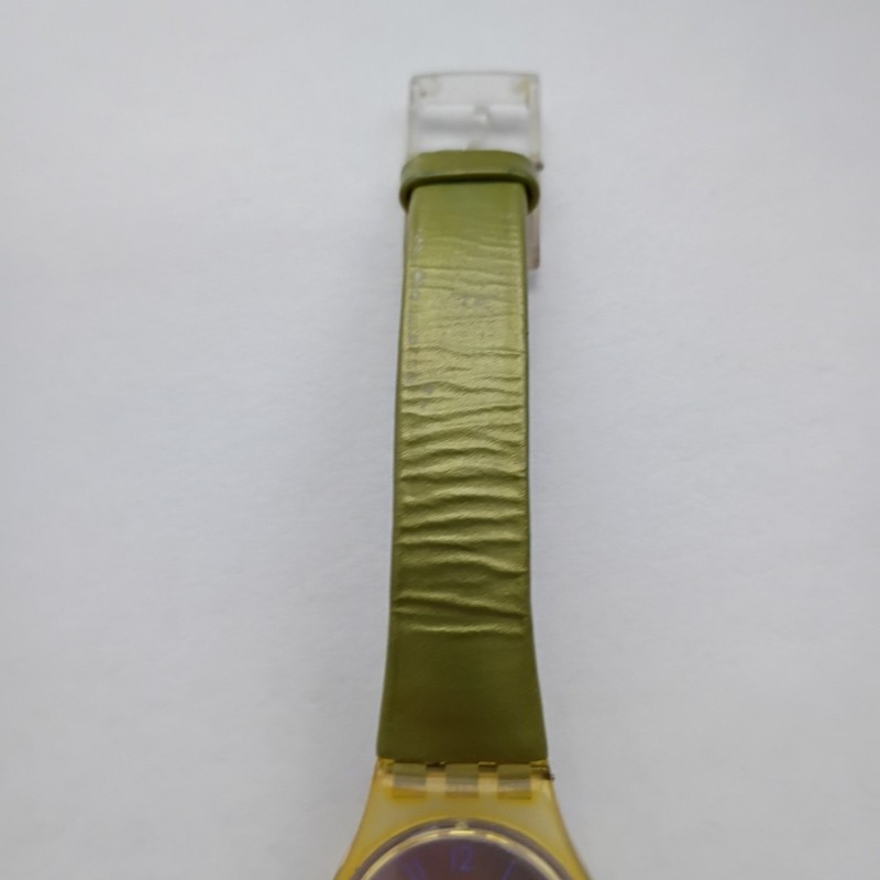 SWATCH QUARTZ, 'lavender FIELDS' LK172 1990's New Battery Installed Clean Item gallery