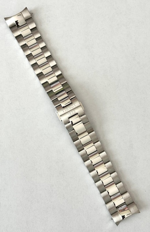 Original Tissot Powermatic For Case-Back # T127407A Steel Watch Band Bracelet