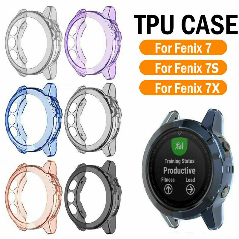 TPU Protector Case for Garmin Fenix 7 7X 7S Solar Smart Watch Cover Bumper Shell gallery