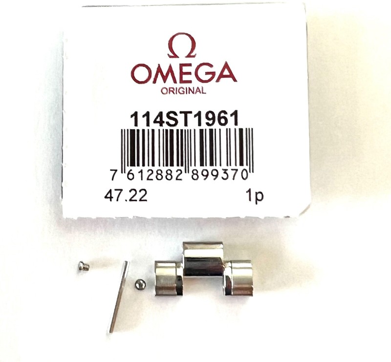 Authentic Omega Speedmaster Steel Watch Link For Bracelet # STZ010159, STZ010160