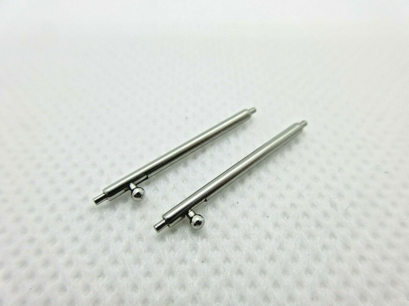 2 Quick Release Stainless Steel Watch Strap Spring Bars Pins 12mm-24mm UK Seller