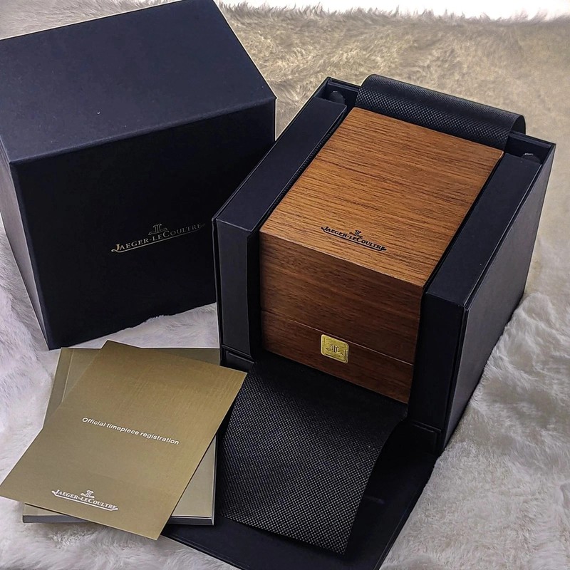 New Jaeger LeCoultre Wooden Watch Display Case Storage Box JLC gallery