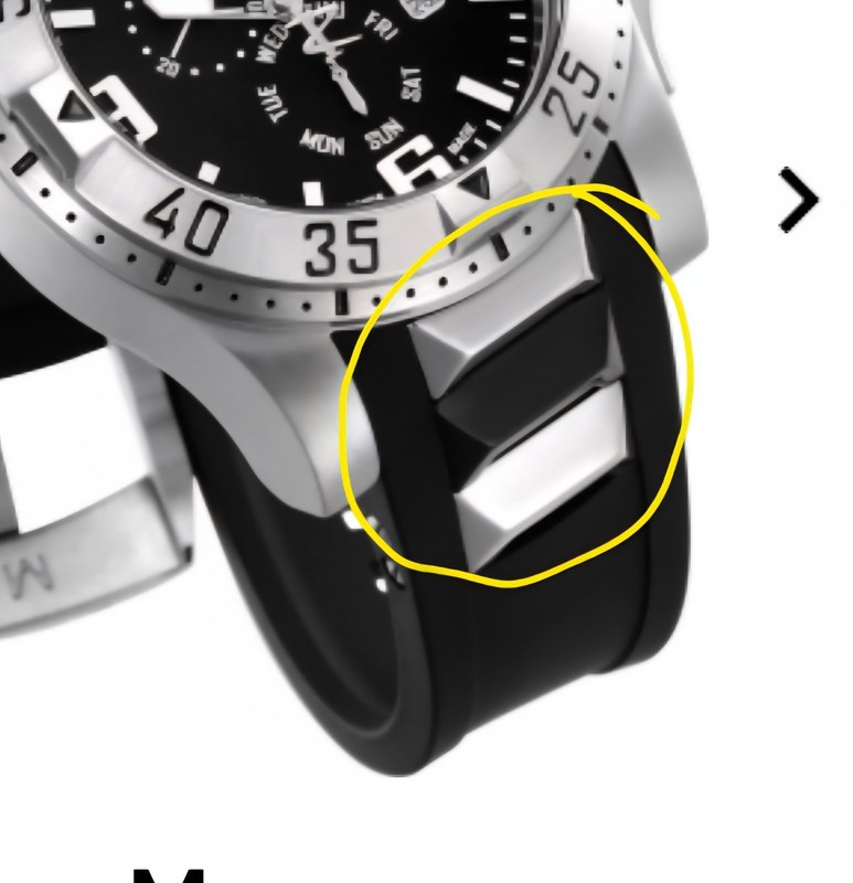 Invicta Reserve Excursion Silicone Band Accents Hardware 6252 & 18202 & Others gallery