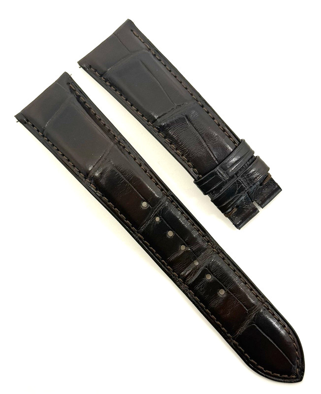 Jaeger LeCoultre 21mm x 18mm Brown Alligator Watch Strap Band Authentic OEM