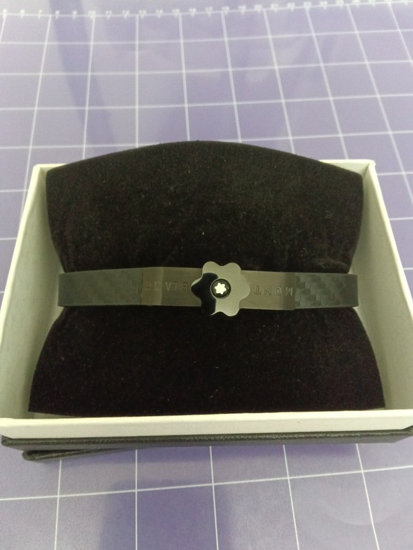 Montblanc Leather Strap Band Bracelet