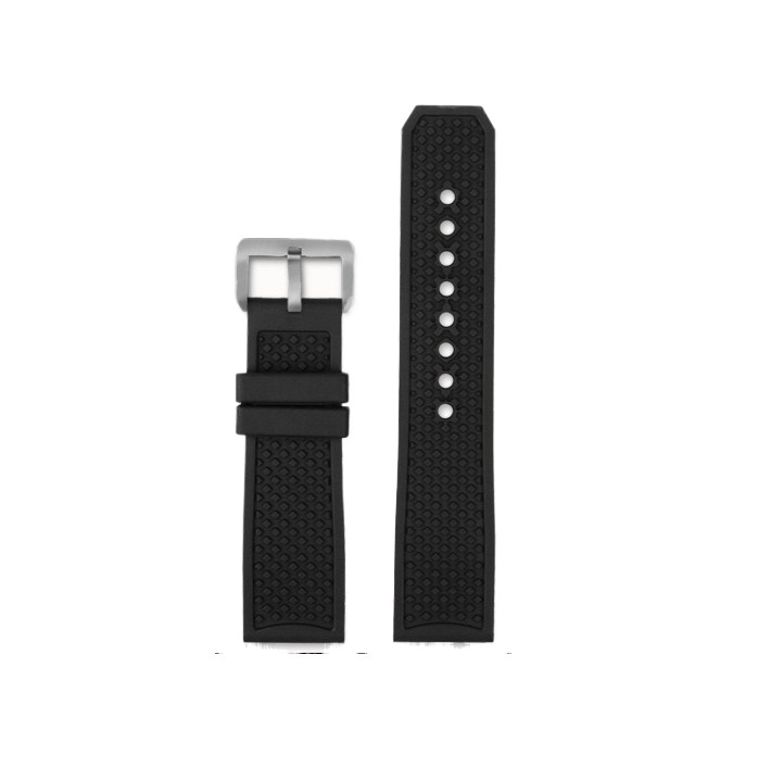 For Cartier Tank Calibre W7100056/WSCA0006 Fluororubber Watch Band Strap 23 24mm
