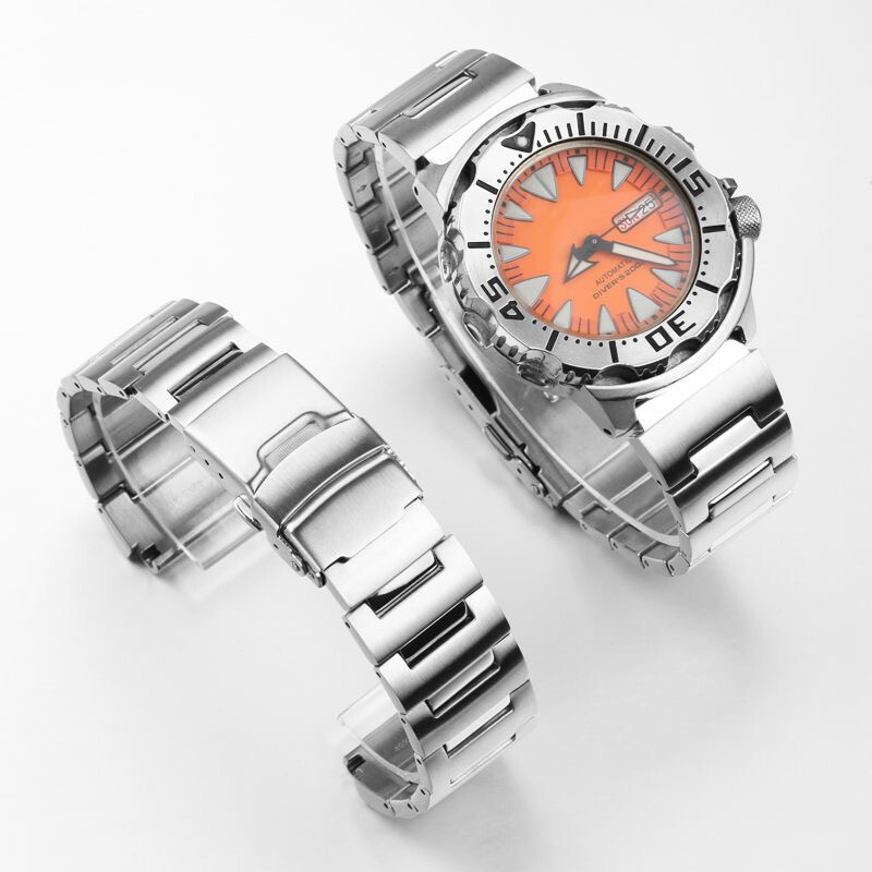 WATCH REPLACEMENT METAL BAND FOR SEIKO DIVER’S MONSTER SERIES SKX779/SKX781