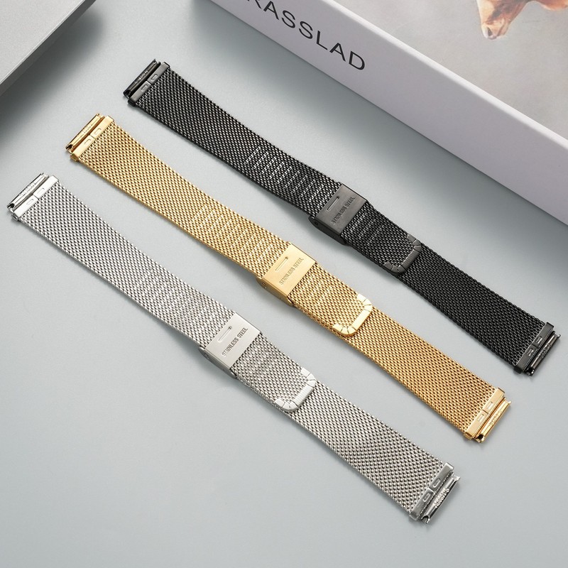 For Casio A158 159 A168 F-91 Stainless Steel Watch Chain 18mm Metal Watch Band gallery