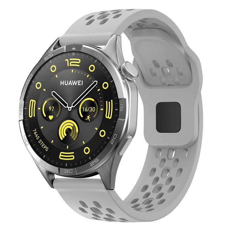 18mm 20mm 22mm Breathable Silicone Sport Watch band Silicone Strap gallery