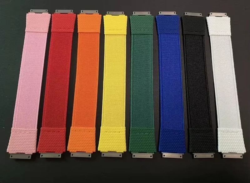 Handmade Nylon Elastic Watch Band Strap Fits Richard Mille RM67 -02 M Size