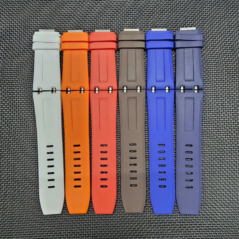 Quick Release FKM Rubber Watch Strap Fits Audemars Piguet Royal OaK Offshore