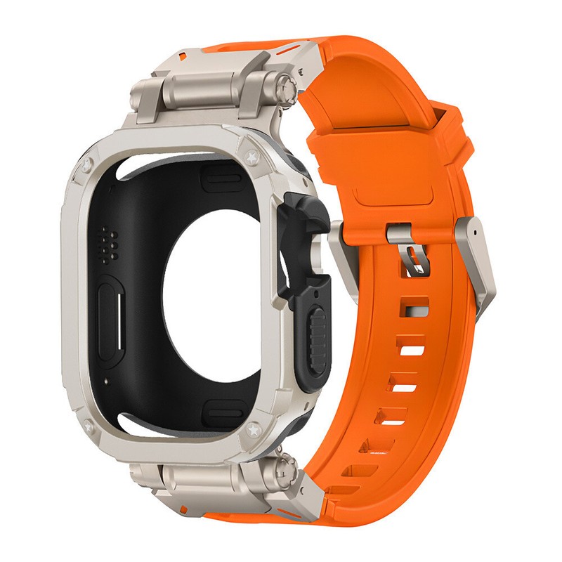 TPU Sport Band Rugged Case For Apple Watch 10 9 8 SE 7 6 5 Ultra 2 49/46/45/44mm