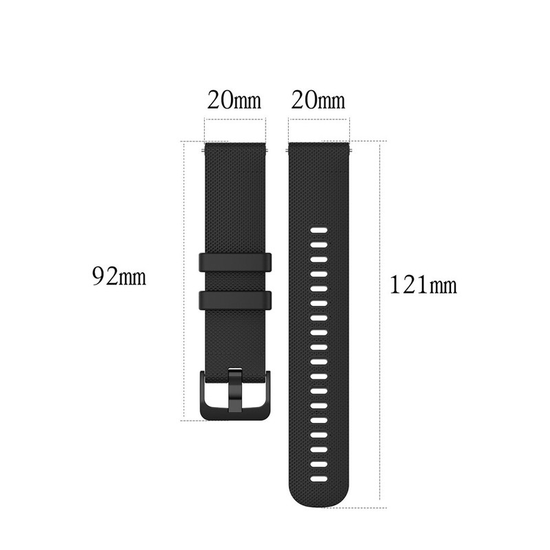 For Garmin Forerunner 245 645 6 4S Music 18/20/22mm Hr Silicone Strap Watch Band gallery