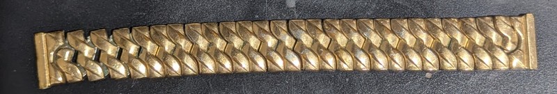 Vintage 1/20 10kt Gold Filled Tops Mens Watch Band 20 Grams!!!!!!