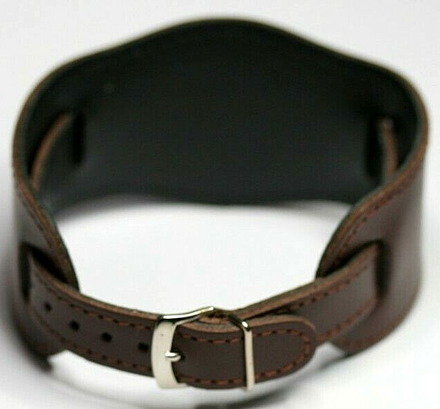 WW1 MILITARY TRENCH WATCH LEATHER STRAP GENTS LENGTH 10MM 12MM 14MM HAND MADE gallery