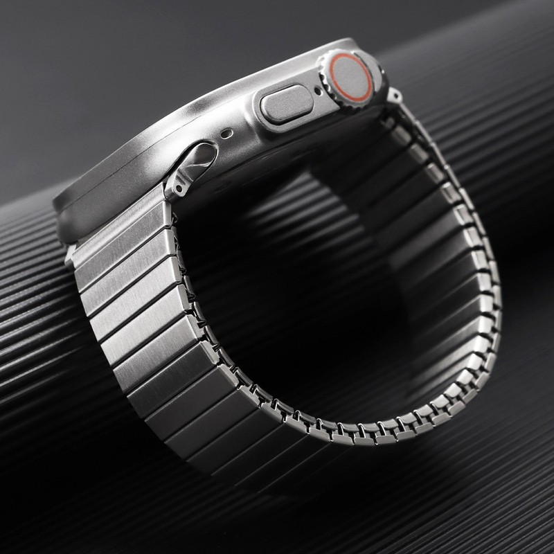 Elastic Stretch Steel Strap Watch Band Strap for Apple Watch Series 7 6 5 4 3 2 gallery