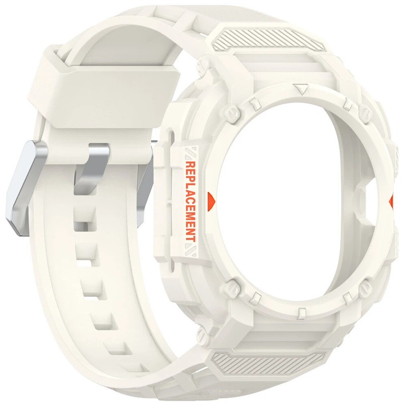 Silicone Band + Case for Samsung Galaxy Watch 7 Ultra 47mm Wrist Strap Bracelet