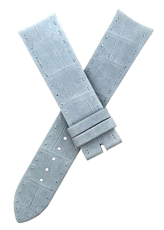 Parmigiani Fleurier 21mm x 19mm Baby Blue Alligator Watch Band