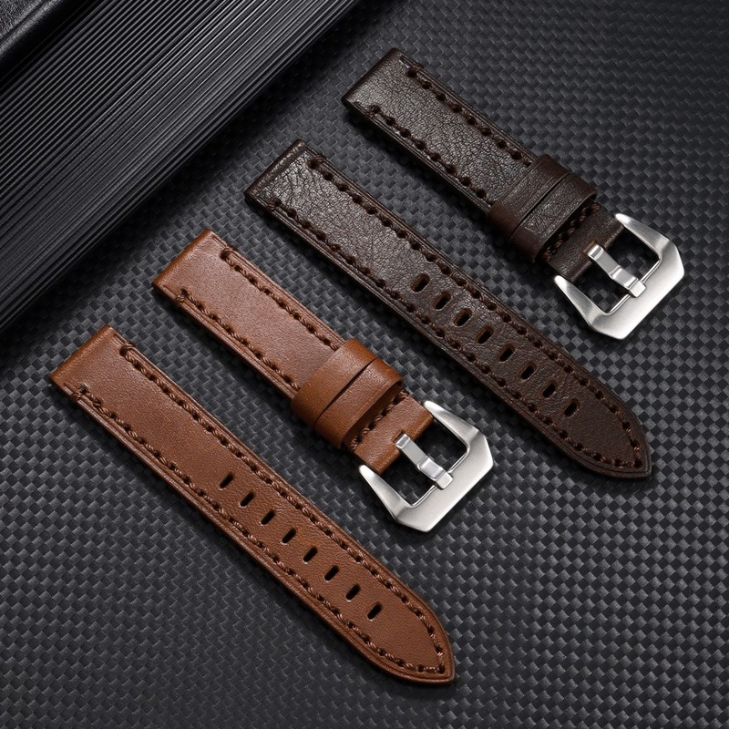 For Citizen Eco-Drive Watch Band 18/20/22/24/26mm Classic Leather Watch Strap gallery
