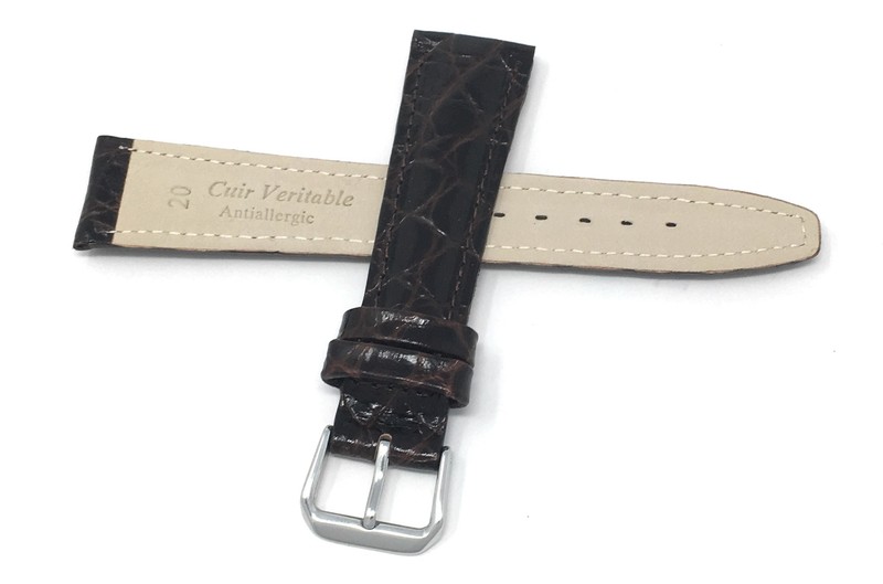 20mm Padded Leather Watch Band, Animal Prints for Timex Weekender gallery
