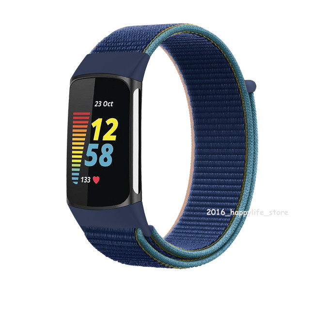 For Fitbit Charge 5 6 Replacement Soft Woven Nylon Watch Band Sport Wrist Strap gallery