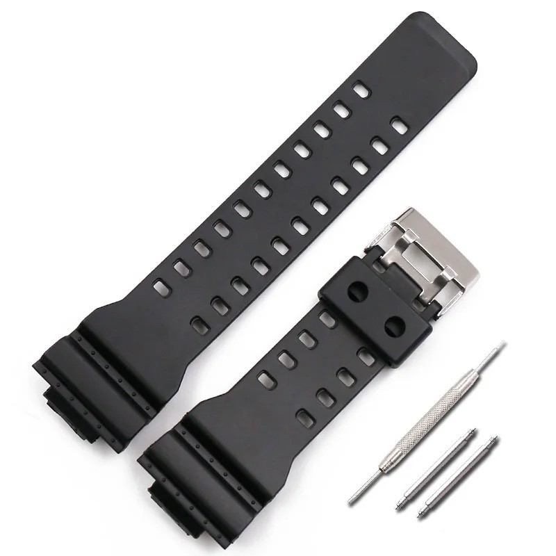 Waterproof Resin Watch Strap for G-Shock GA-110GB GA-100 Replacement Watchband f