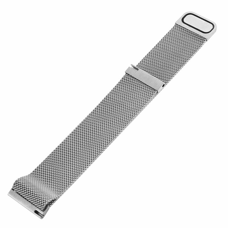 14 16-22mm 24mm Stainless Steel Meshed Loop Watch Band Magnetic Closure Bracelet gallery