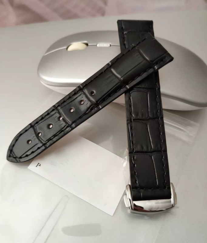 16 18 19 20 21 22mm Leather Watch Band Strap Fits Omega Speedmaster Seamaster