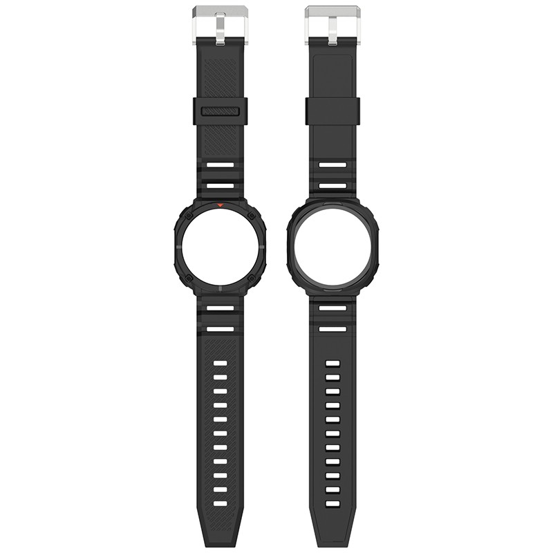For Samsung Galaxy Watch 8 40/44MM Rugged Armor Silicone Band with Bumper Case gallery