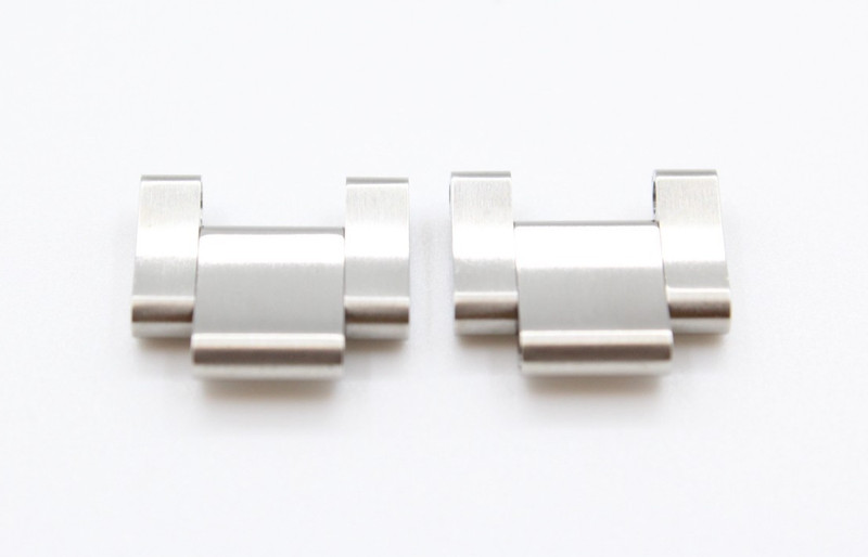 Rolex 14mm Oyster Link Stainless Steel OEM Used No Screws gallery