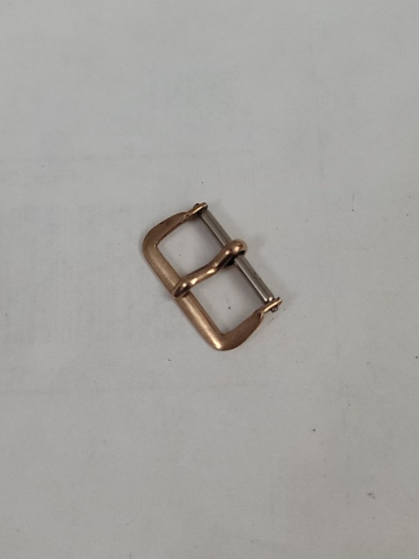 Vintage 1940’S Unused Gold-Tone 16mm Strap Buckle For IWC Gallet Longines Omega
