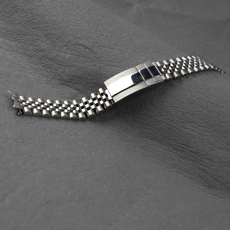For Seiko 5 SNK809 SNK807 SNK805 SNK803 18mm Silver Jubilee Watch Band Bracelet gallery