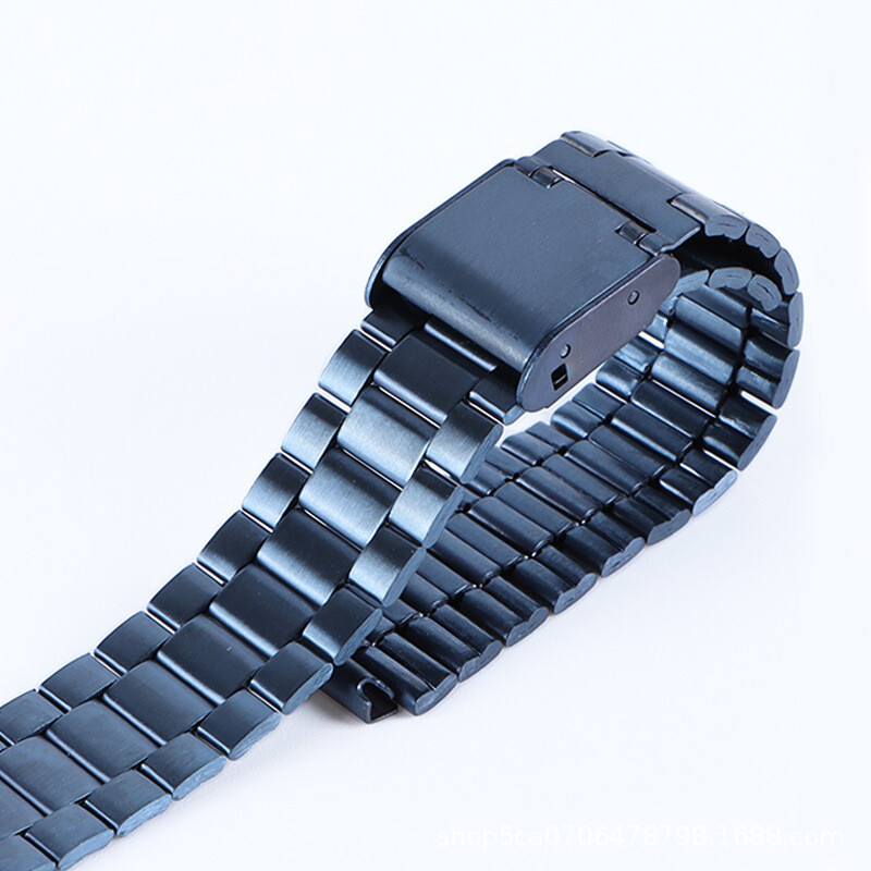 Fit Casio A158W/F91W/AE1200 Stainless Steel Watch Band 18mm Premium Metal Strap gallery