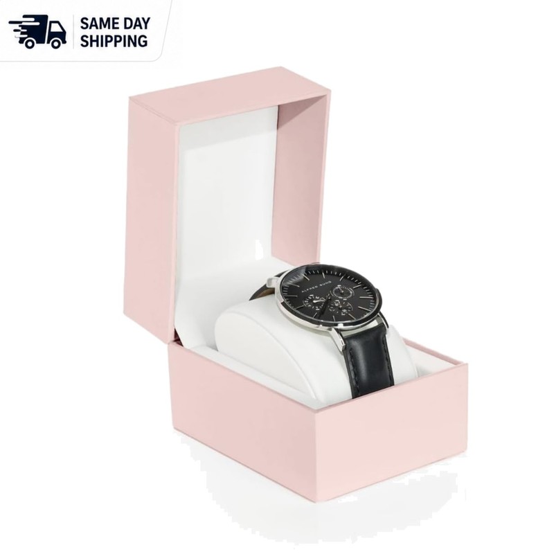 Modern Pink Watch Storage Box – Perfect for Gifts, Travel, and Home Display