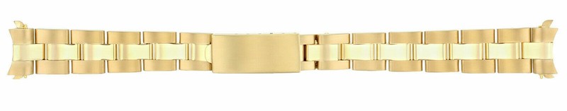 13MM 18K Yellow Gold Oyster Watch Band For Rolex 26MM Datejust, President gallery