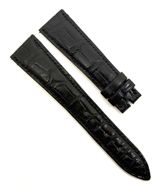 Franck Muller 20mm x 16mm Black Alligator Watch Strap Band 24C Authentic OEM