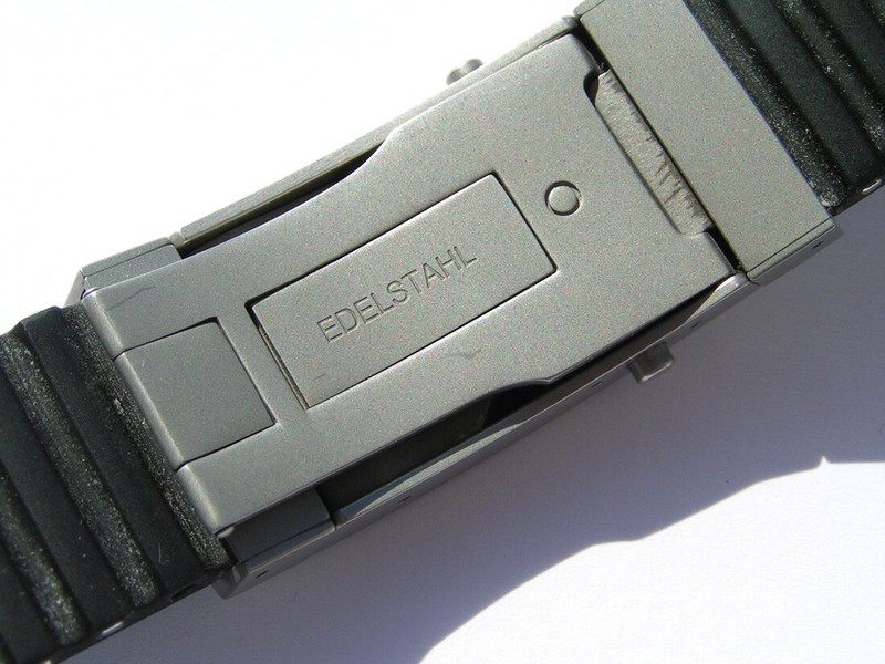 SINN 20mm Band black Rubber with Deployment Buckle 18cm I441 gallery